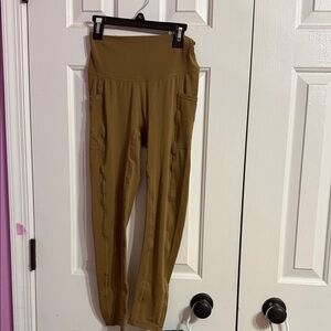 Brown High-Waisted Leggings